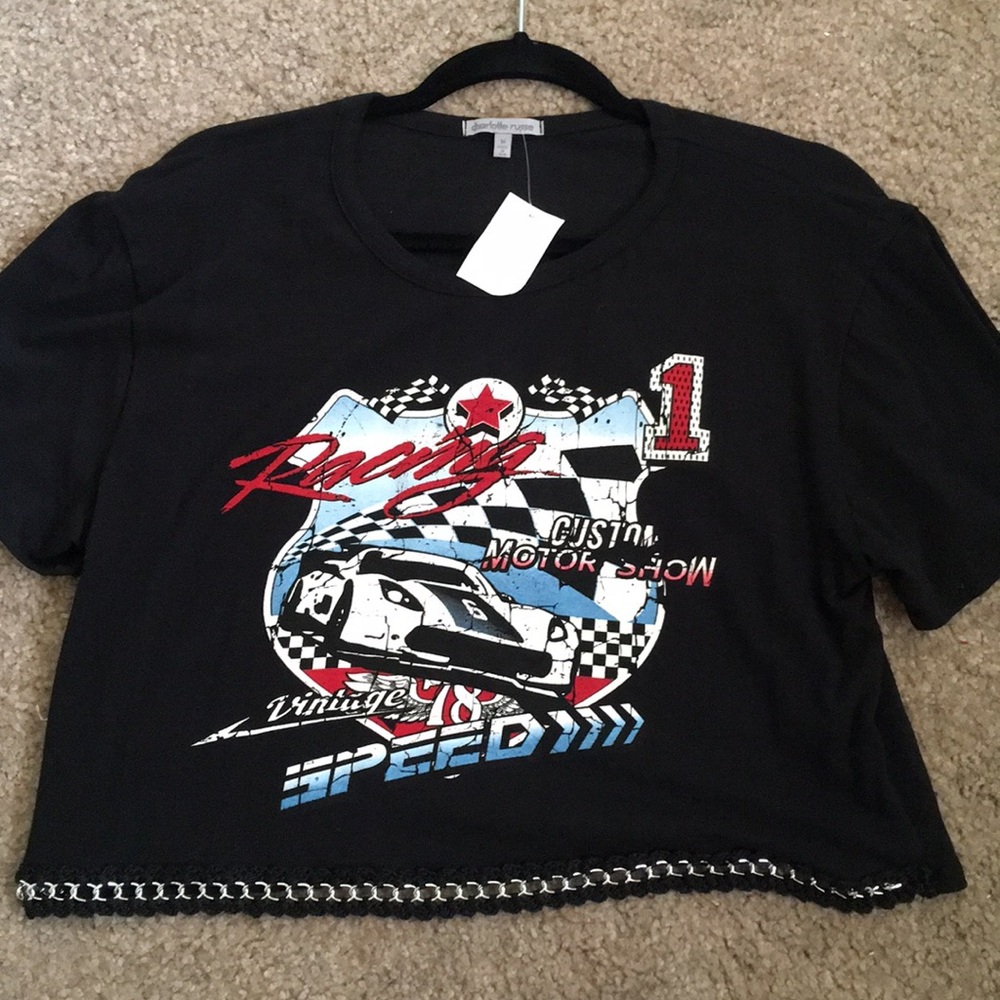 Racing Car Crop Top